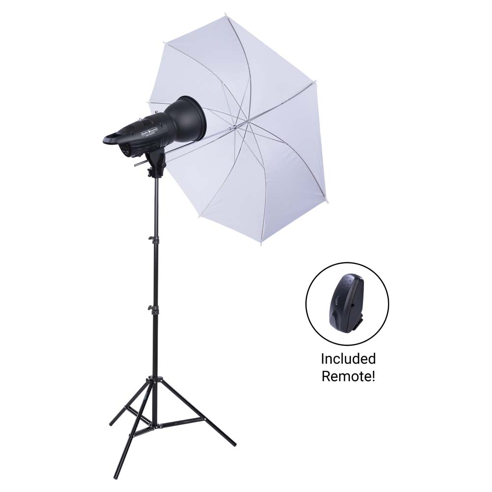 Studio Essentials 200Ws Single-Light Umbrella Kit photo