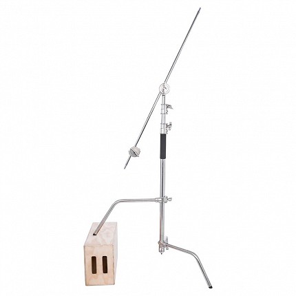 Studio Essentials 10′ C-Stand with 4′ Boom Arm image